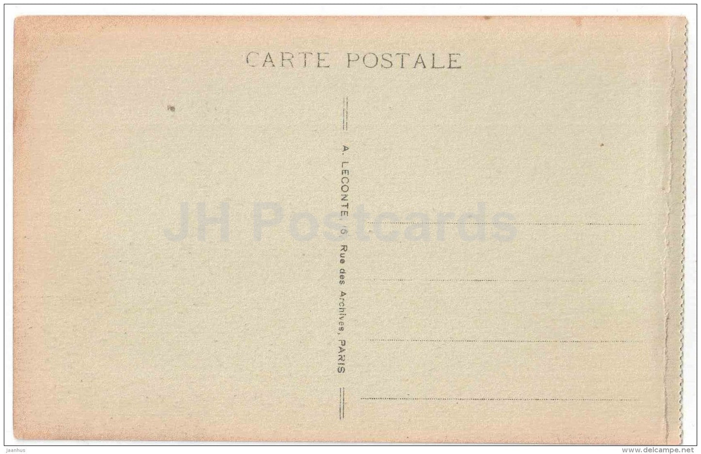 La Tour Eiffel - Eiffel Tower - 4 - Paris - France - unused - JH Postcards