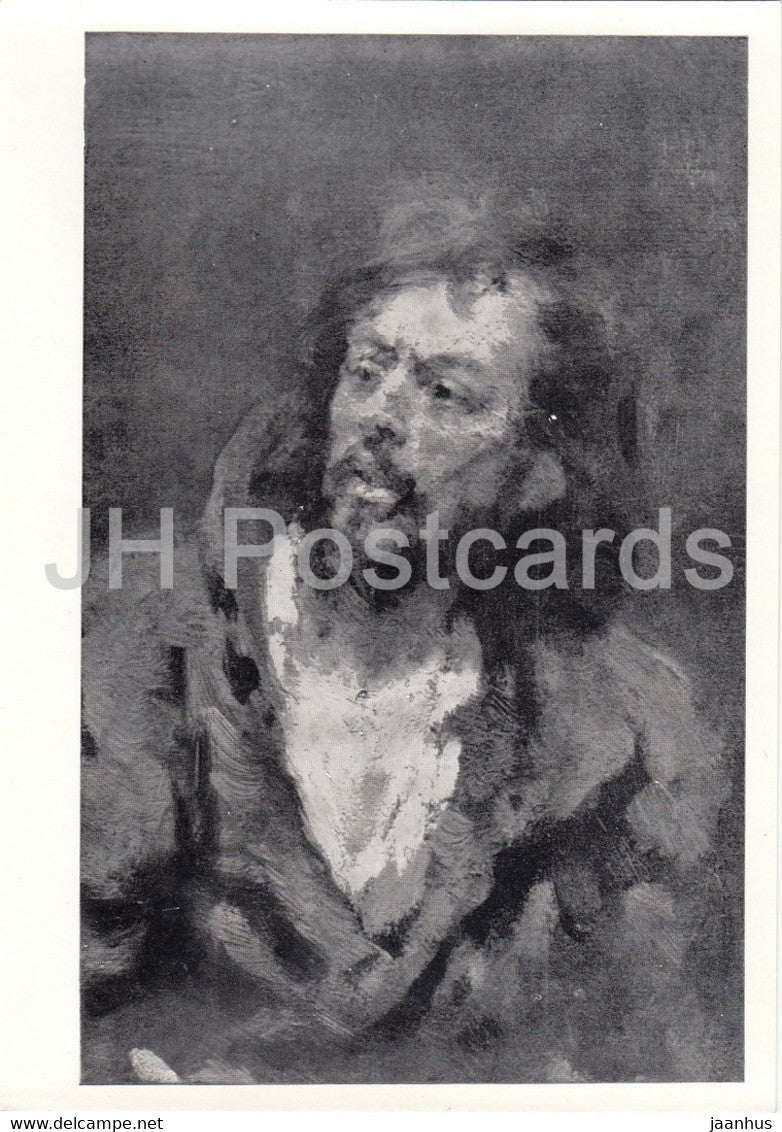painting by I. Repin - Refusal of the Confession . Fragment - Russian art - 1970 - Russia USSR - unused - JH Postcards