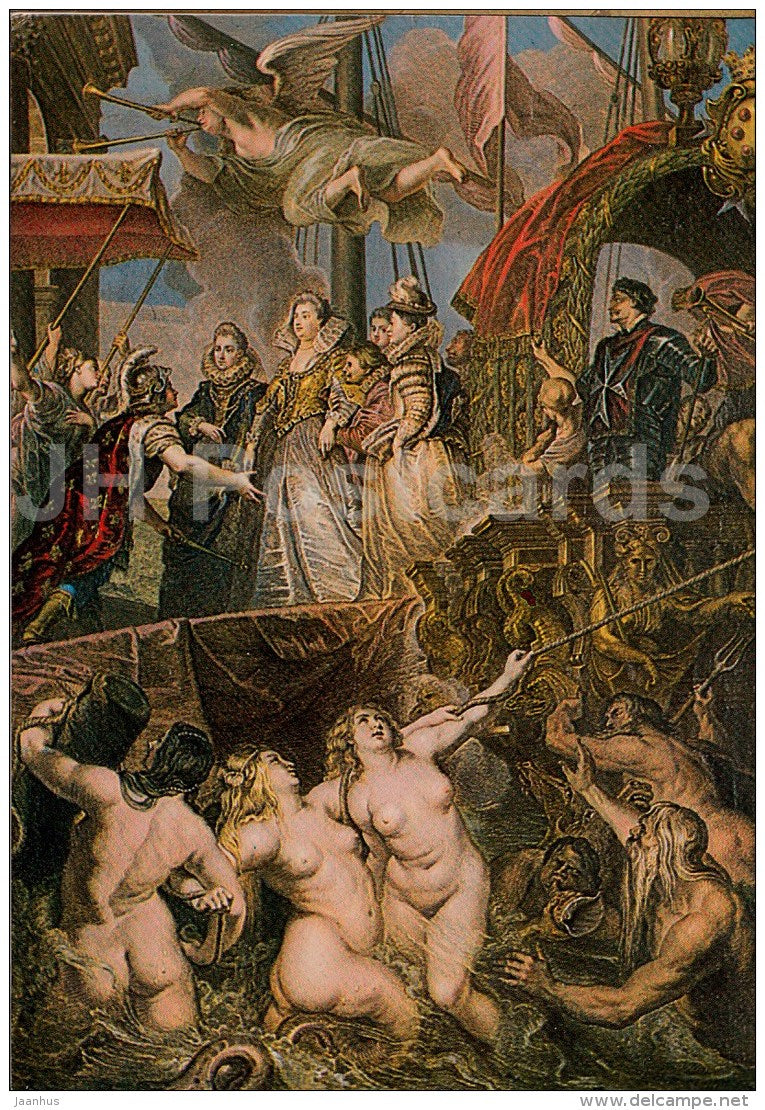 Arrival of Marie de Medici to Marseiile - Mirbach´s Palace - art - Slovakia - unused - JH Postcards