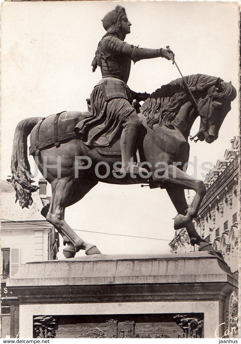 Orleans - Statue de Ste-Jeanne d'Arc , Place du Martroi - Joan of Arc monument - 10 - France - unused - JH Postcards