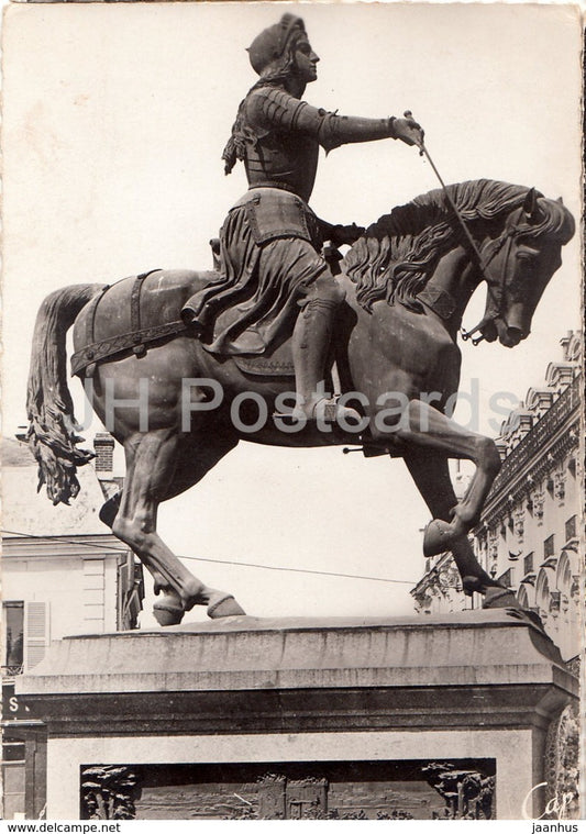 Orleans - Statue de Ste-Jeanne d'Arc , Place du Martroi - Joan of Arc monument - 10 - France - unused - JH Postcards