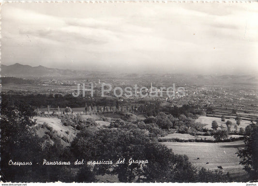 Crespano - Panorama dal massiccio del Grappa - Italy - used - JH Postcards