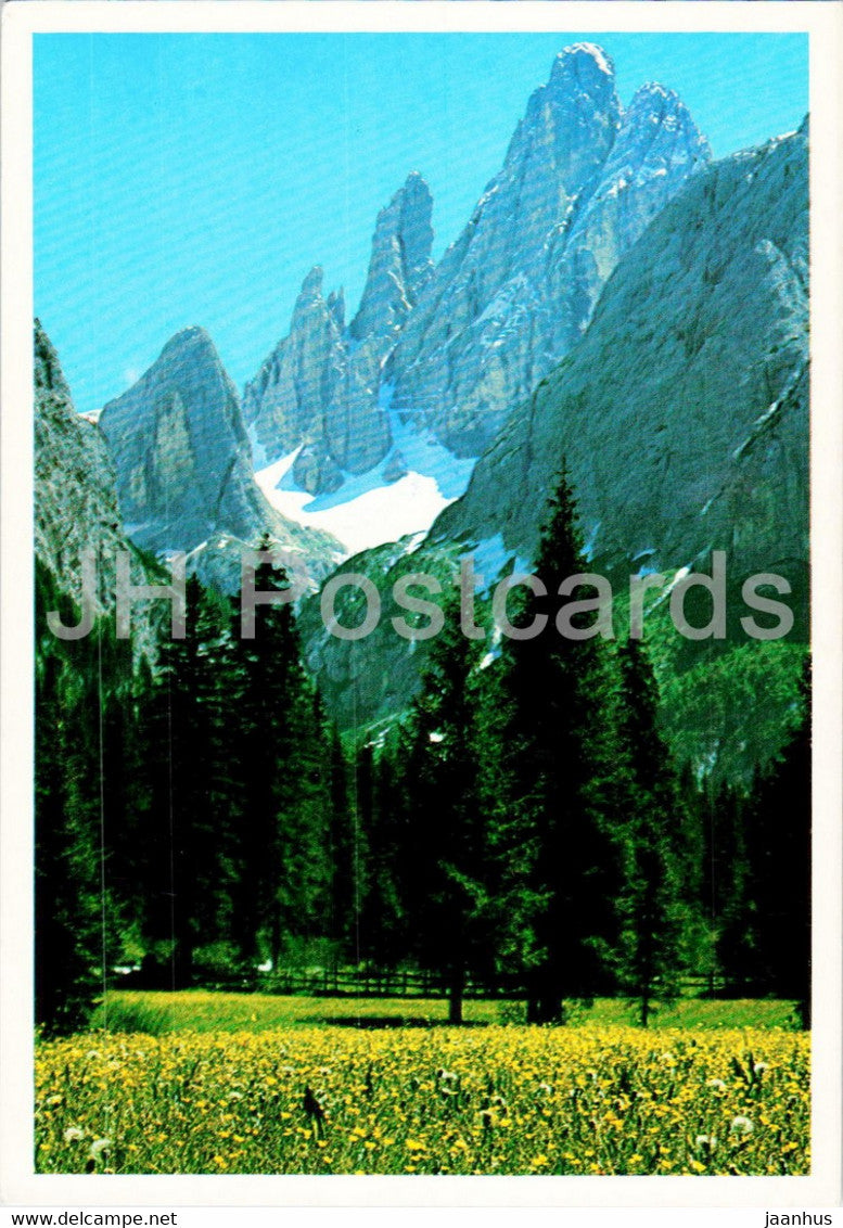 Dolomiti - Piano Fiscalina 1454 m - Cima Dodici 3094 m - Val Pusteria - Pusteriatal - Italy - unused - JH Postcards