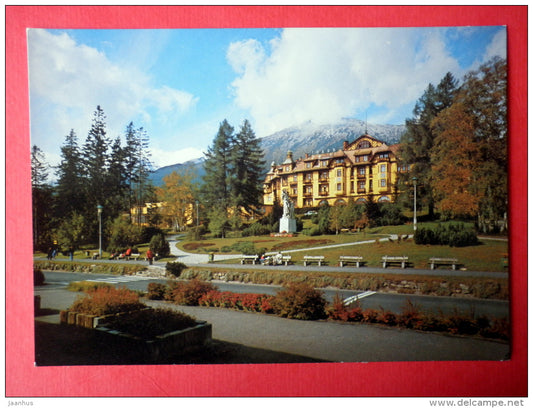 Hotel Grand in Star&yacute; Smokovec - The High Tatras - Slovakia - Czechoslovakia - unused - JH Postcards
