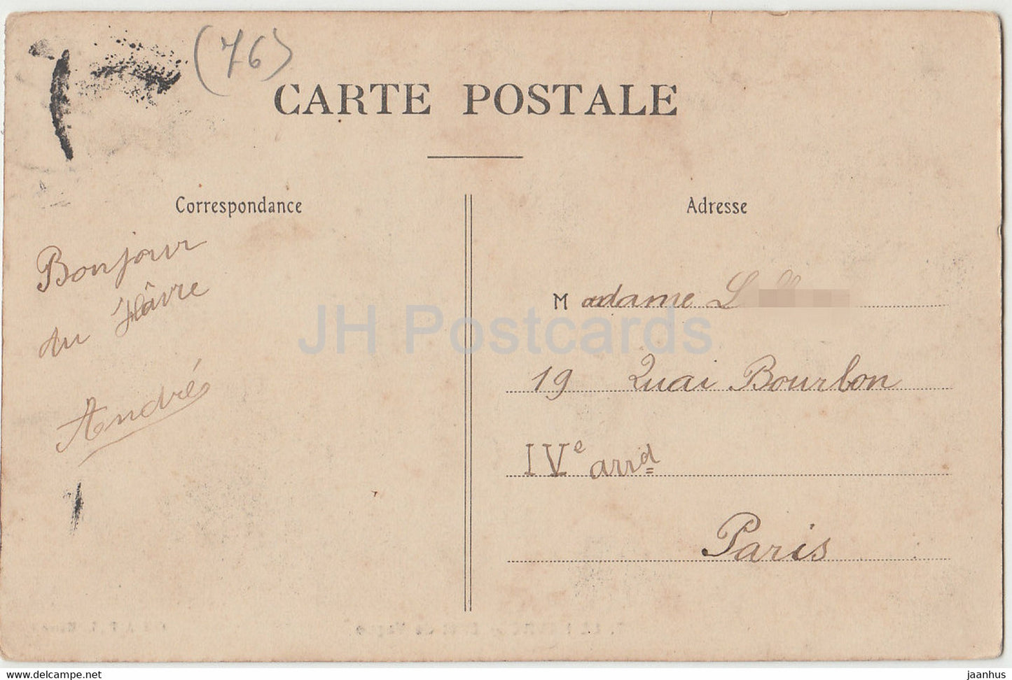 Le Havre - Effet de Vague - 7 - old postcard - 1909 - France - used