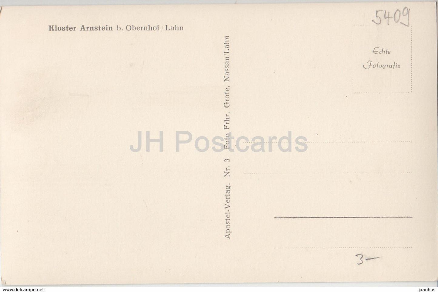 Kloster Arnstein - Obernhof Lahn - monastery - Germany - unused