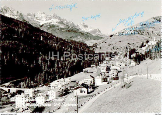 Campitello - Val Comelico - Gruppo del Popera  - Dolomiti - 1963 - Italy - used - JH Postcards