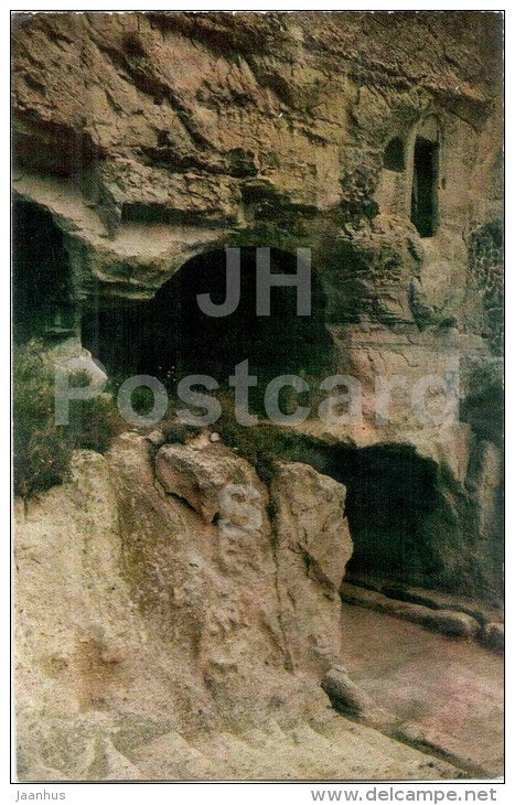 Refectory with room for storage and household - Monastery of the Caves - Vardzia - 1972 - Georgia USSR - unused - JH Postcards