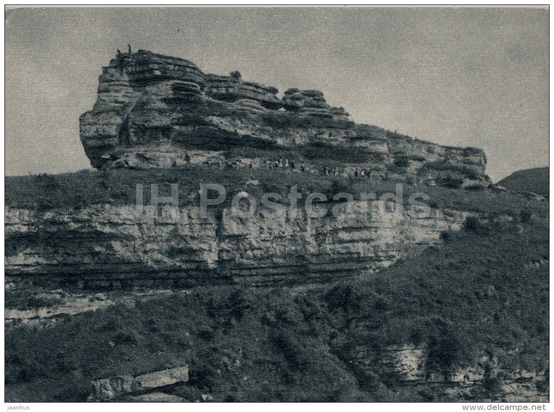 Lermontov Rock near Kislovodsk - Caucasian Mineral Waters - 1956 - Russia USSR - unused - JH Postcards