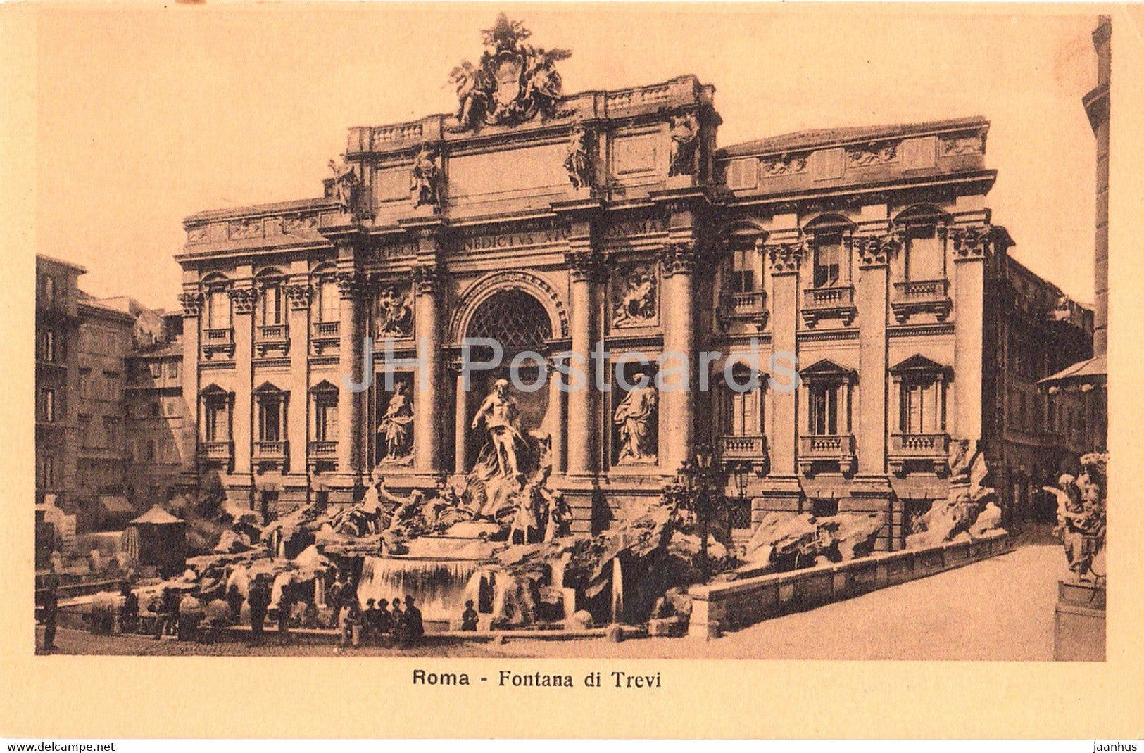 Roma - Rome - Fontana di Trevi - old postcard - Italy - unused - JH Postcards