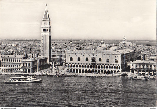 Venezia - Venice - Panorama dell' Isola di s Giorgio - boat - 1965 - Italy - used - JH Postcards