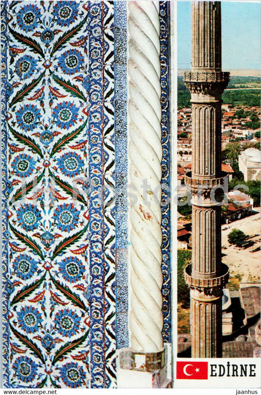Edirne - Selimiye Mosque - Minaret - 637 - Keskin - Turkey - unused - JH Postcards