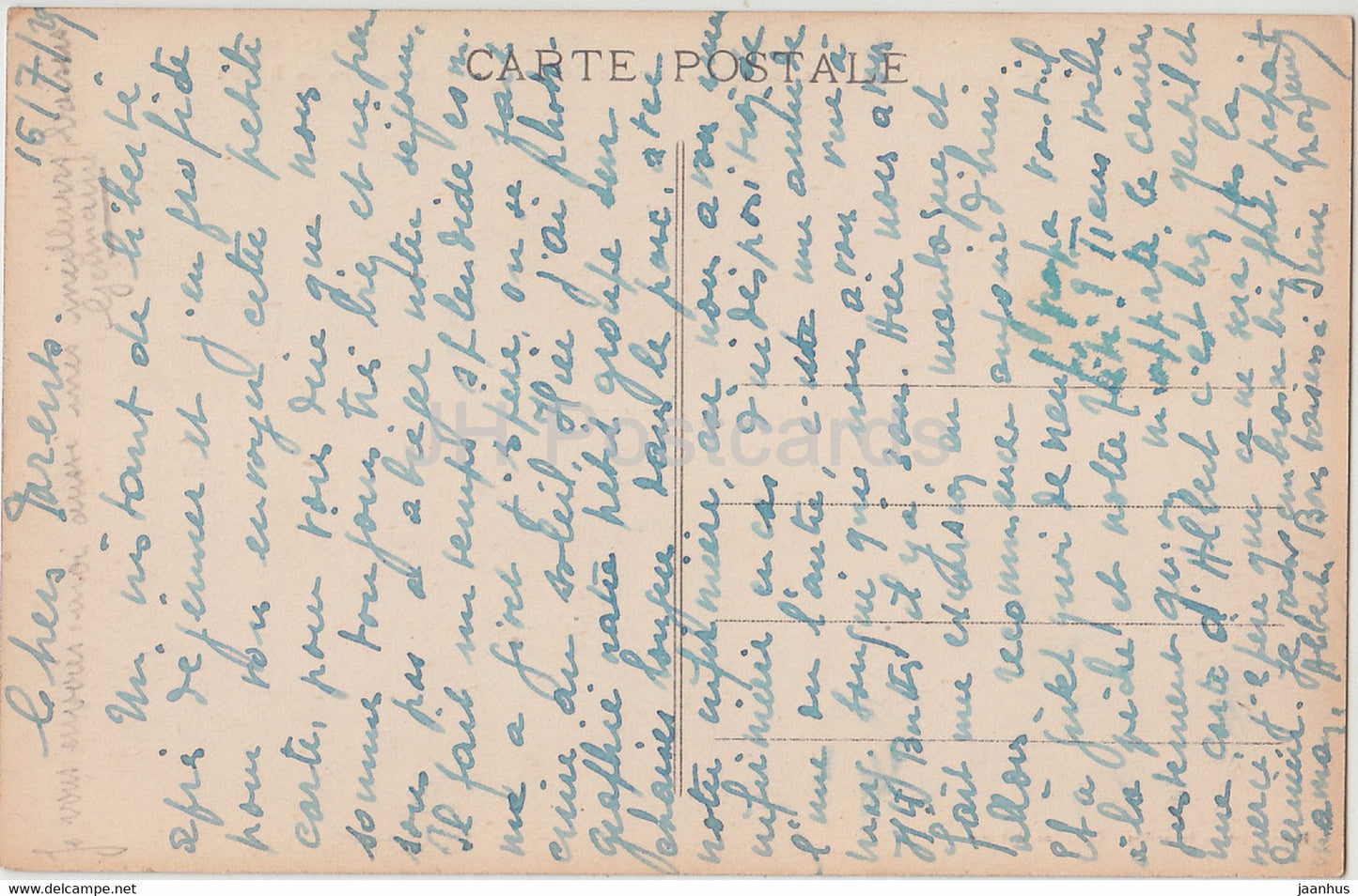 Montherme - Vue generale du Roc de la Tour - old postcard - 1929 - France - used