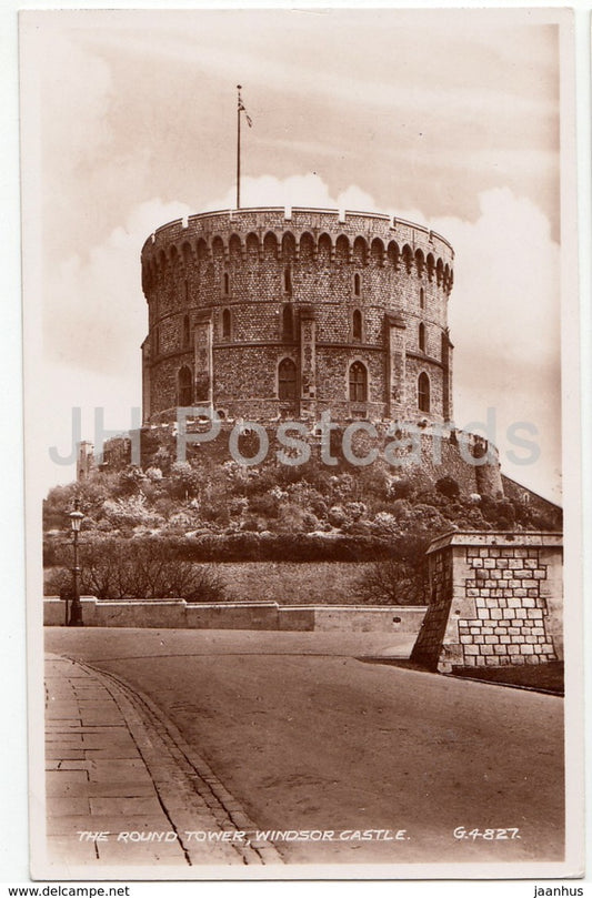 Windsor Castle - The Round Tower - G.4827 - 1952 - United Kingdom - England - used - JH Postcards