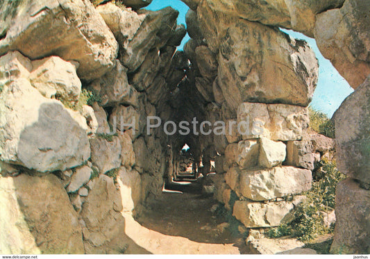 Tiryns - The Covered Gallery - Ancient Greece - Greece - unused - JH Postcards