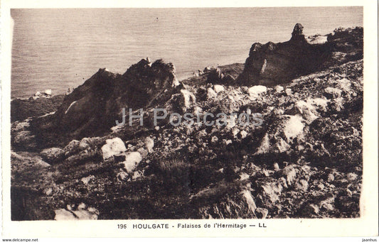 Houlgate - Falaises de l'Hermitage - 196 - old postcard - France - unused - JH Postcards