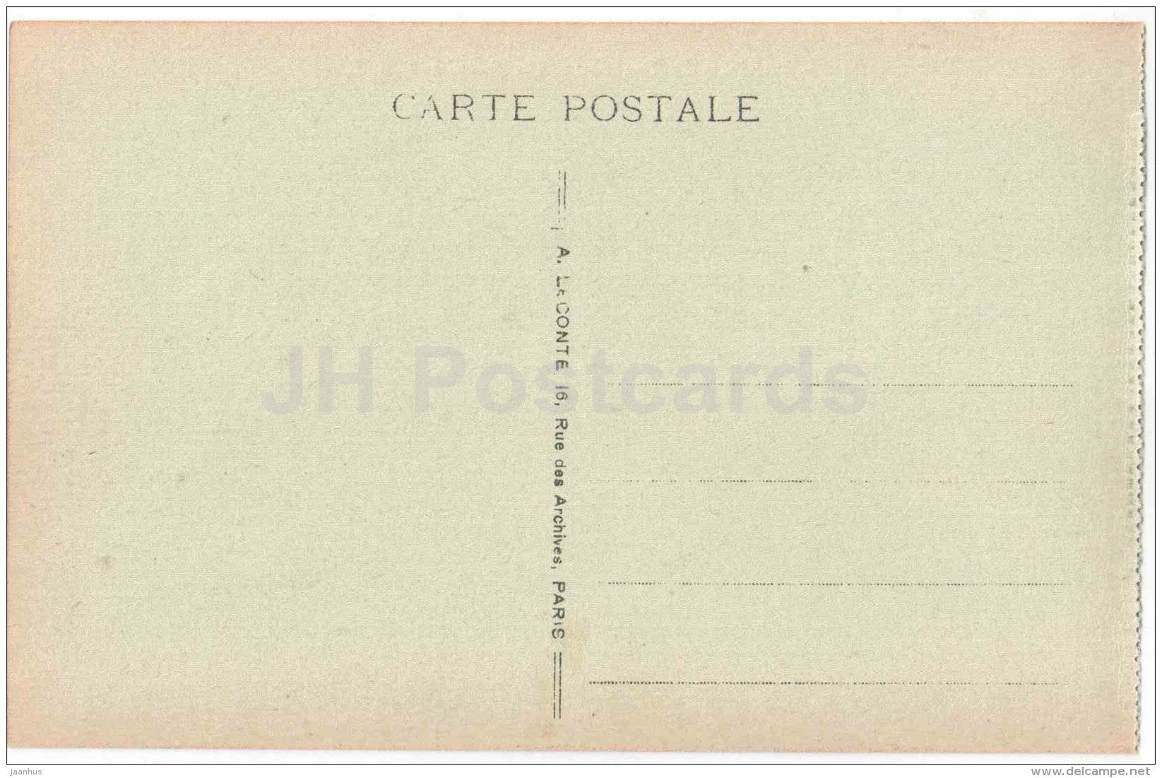 La Trocadero - old cars - 36 - Paris - France - unused - JH Postcards