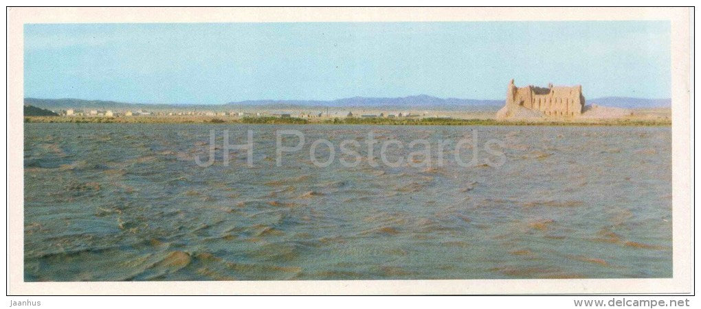 Amudarya river - fortress Gyaur Kala - Karakalpakstan - 1974 - Uzbekistan USSR - unused - JH Postcards