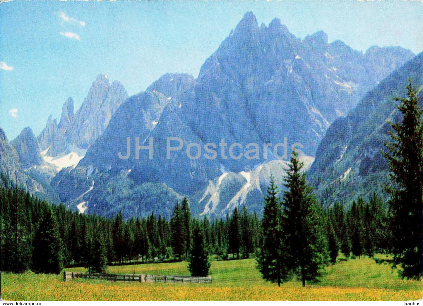 Dolomiten - Fischleinboden - Zwolfer und Einserkofel 2696 m - Italy - unused - JH Postcards