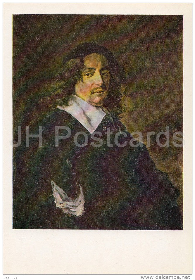 painting by Frans Hals - Portrait of a Man - Dutch art - 1983 - Russia USSR - unused - JH Postcards