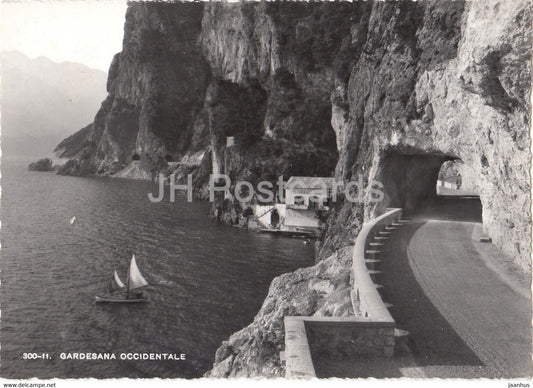 Gardesana Occidentale - old postcard - 1949 - Italy - used - JH Postcards