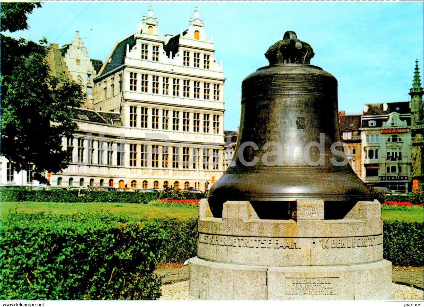 Gent - Emilie Braun Place - old bell - Triumphant - Belgium - unused - JH Postcards