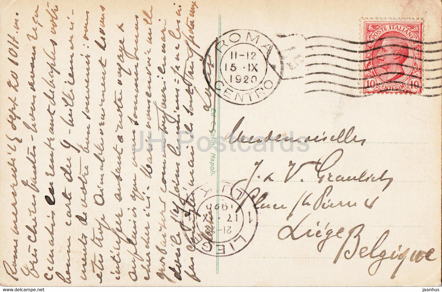 Capri - I Faraglioni - old postcard - 1920 - Italy - used