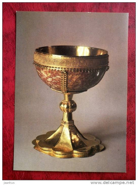 Gold and Silverwork in old Russia - Chalice, 1449 - 1983 - Russia - USSR - unused - JH Postcards