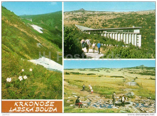 Krknose - Labska Bouda - source Labe - Czechoslovakia - Czech - used 1981 - JH Postcards