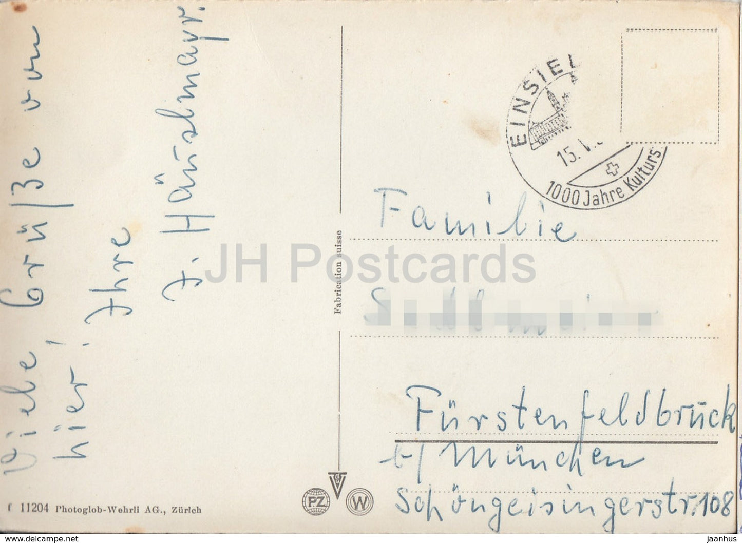 Maria Einsiedeln - Glarnisch - Gändenkapelle - Mythen - Hochaltar - Schweiz - gebraucht