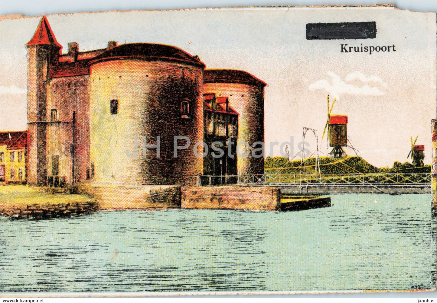 Brugge - Bruges - Kruispoort - old postcard - Belgium - unused - JH Postcards