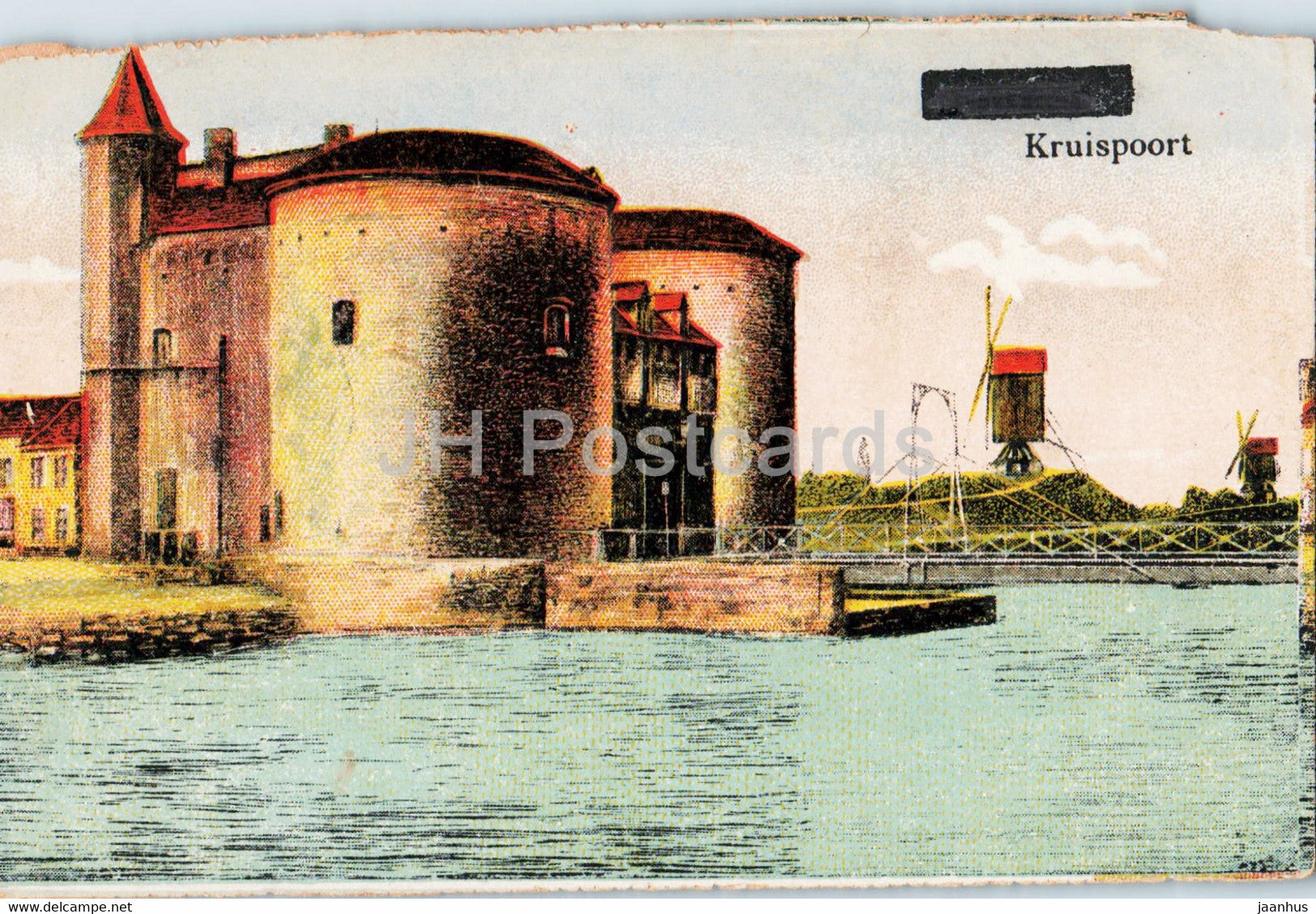 Brugge - Bruges - Kruispoort - old postcard - Belgium - unused - JH Postcards