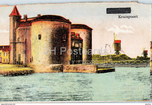 Brugge - Bruges - Kruispoort - old postcard - Belgium - unused - JH Postcards
