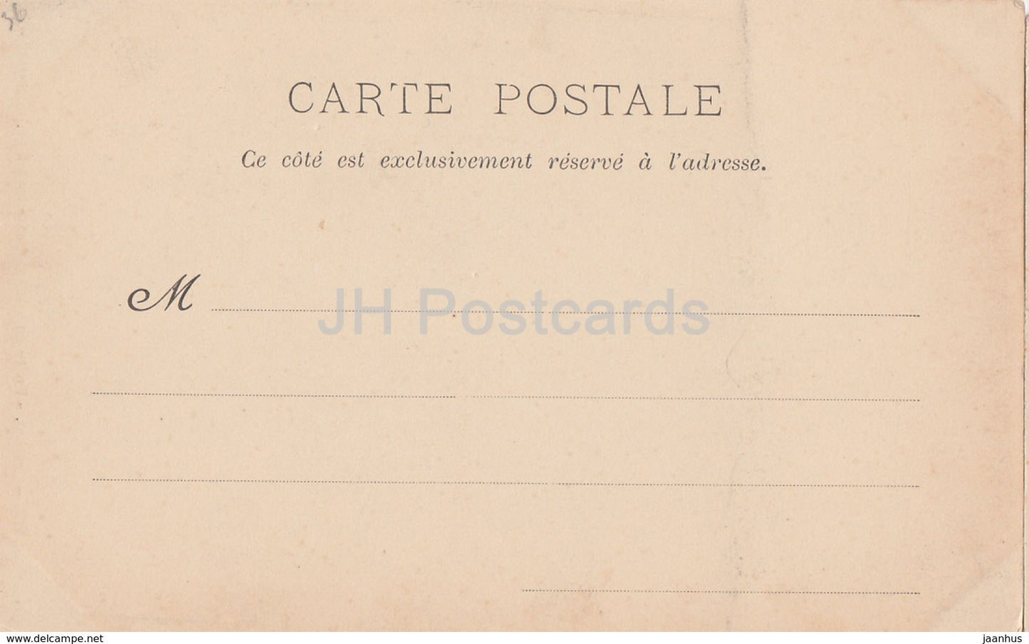 Loches - Porte du Chateau - cote interieur - castle - 112 - old postcard - France - unused