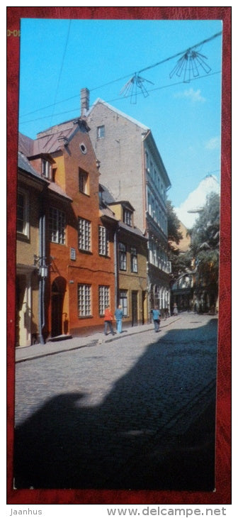 Jauniela street - Riga - 1979 - Latvia USSR - unused - JH Postcards