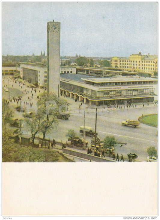 Central Terminal - Railway Station - Riga - Latvia USSR - unused - JH Postcards