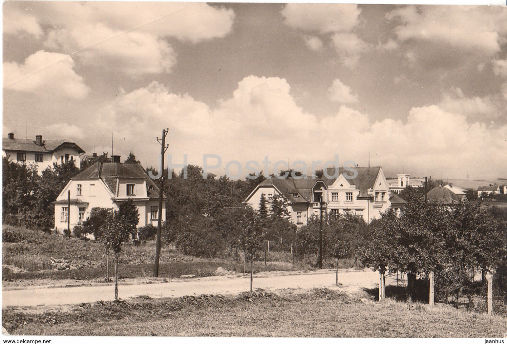 Doubrava - old postcard - Czech Republic - used - JH Postcards