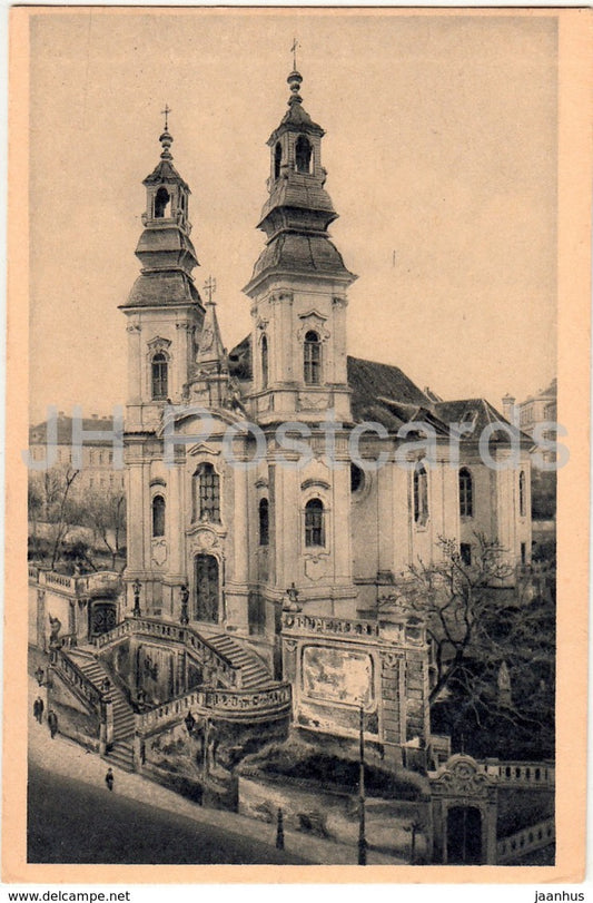 Praha - Prague - Na Skalce - Johanneskirche - church - 64 - old postcard - Czech Republic - unused - JH Postcards