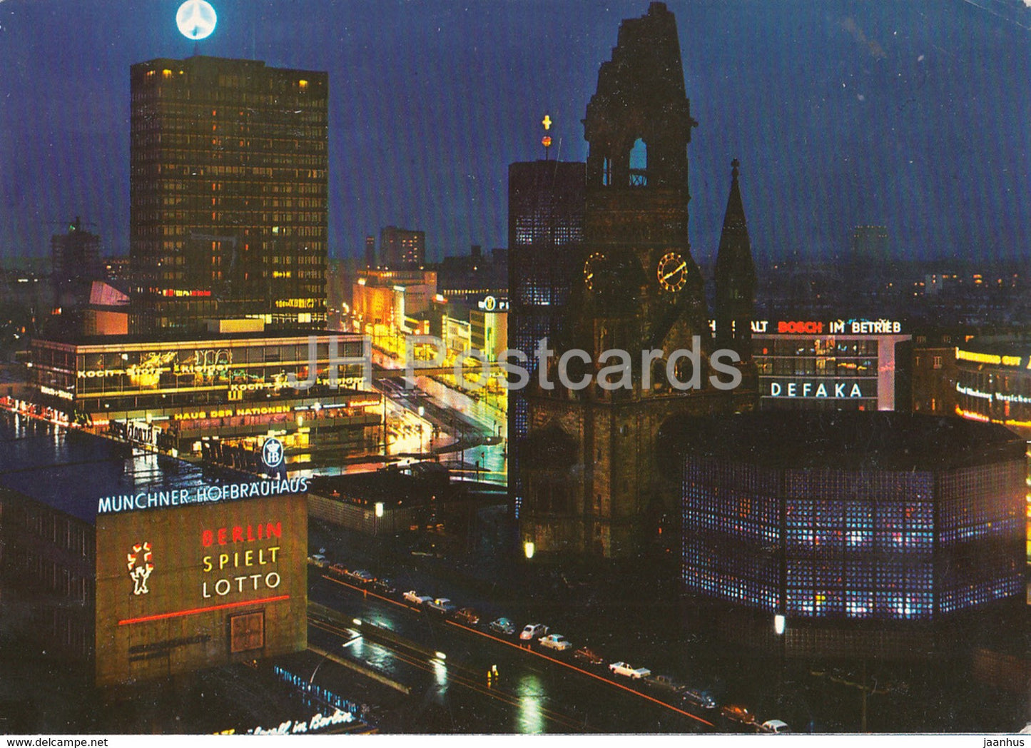 Berlin - Europa Center und Kaiser Wilhelm Gedachtniskirche - 2001 - Germany - used - JH Postcards