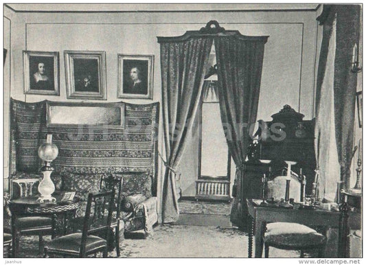 Large Living Room - Leo Tolstoy House Museum in Moscow - 1958 - Russia USSR - unused - JH Postcards