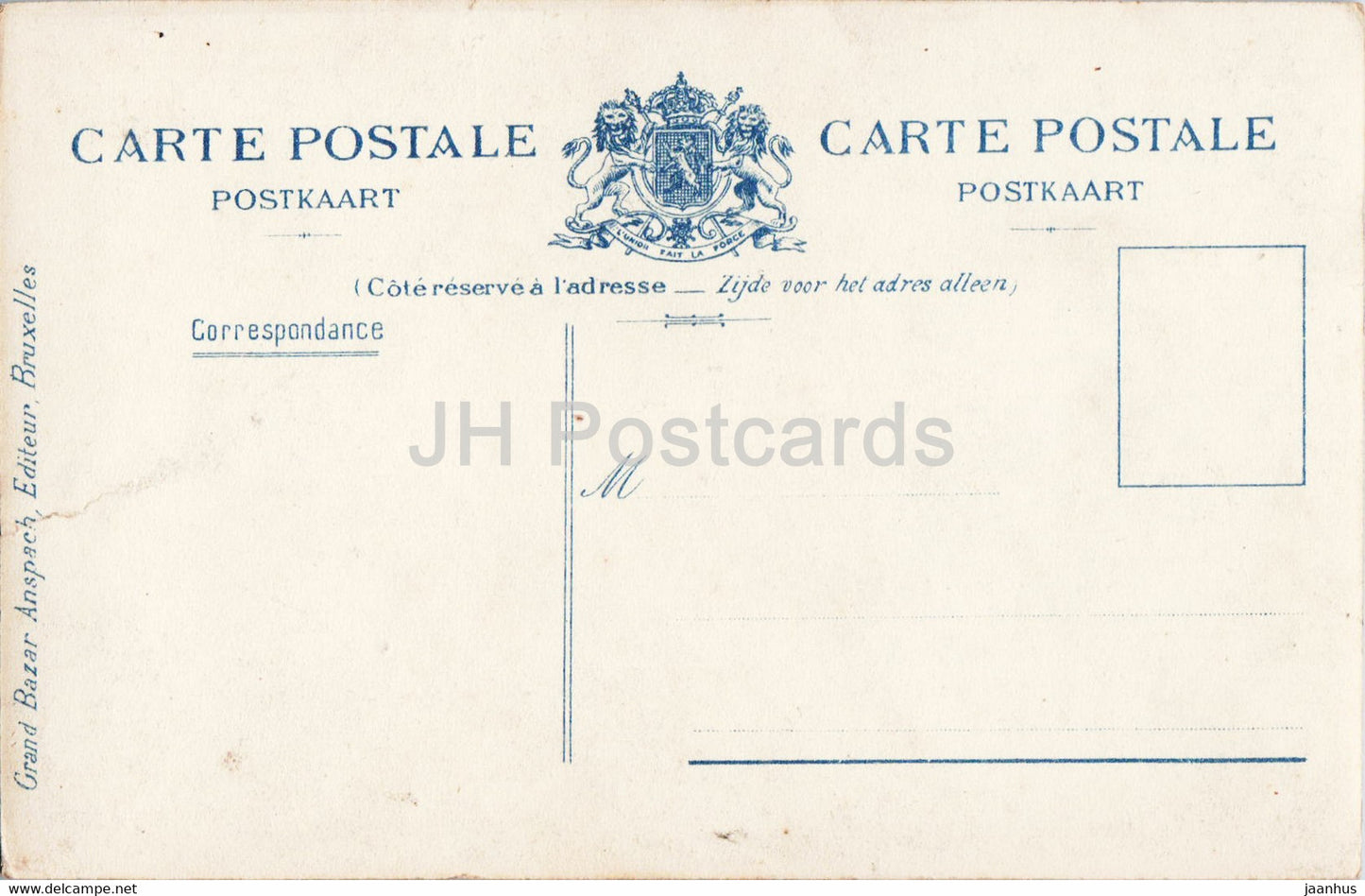 Bruxelles - Brussels - Jardin Botanique - Le Printemps de H Le Roy - 91 - old postcard - Belgium - unused