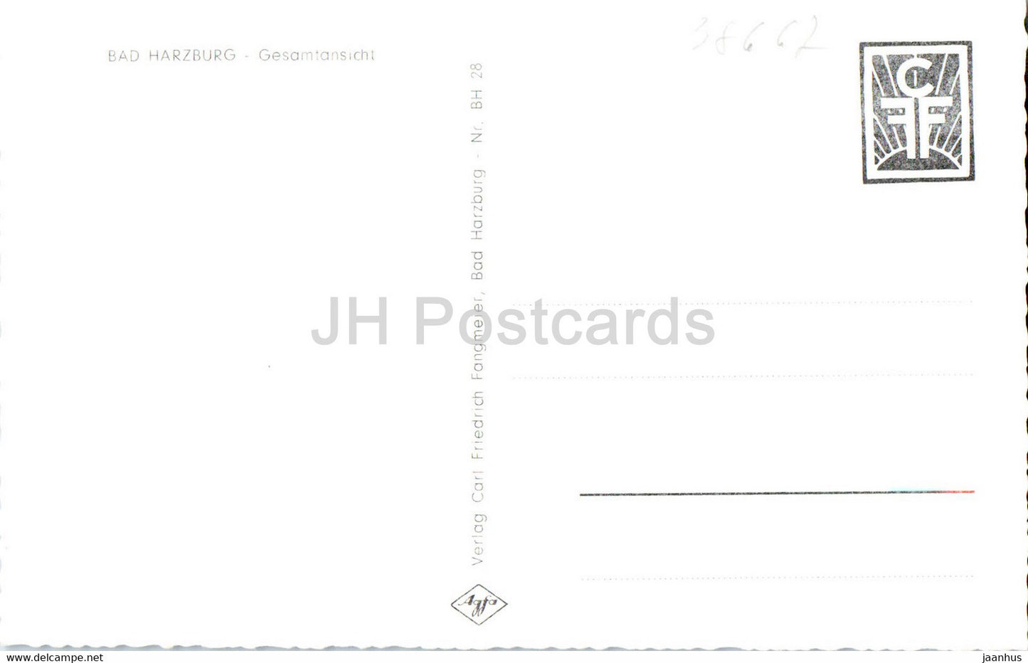 Bad Harzburg - Gesamtansicht - carte postale ancienne - Allemagne - inutilisée