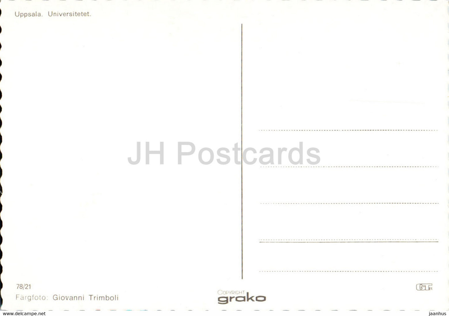 Uppsala - University - Sweden - unused