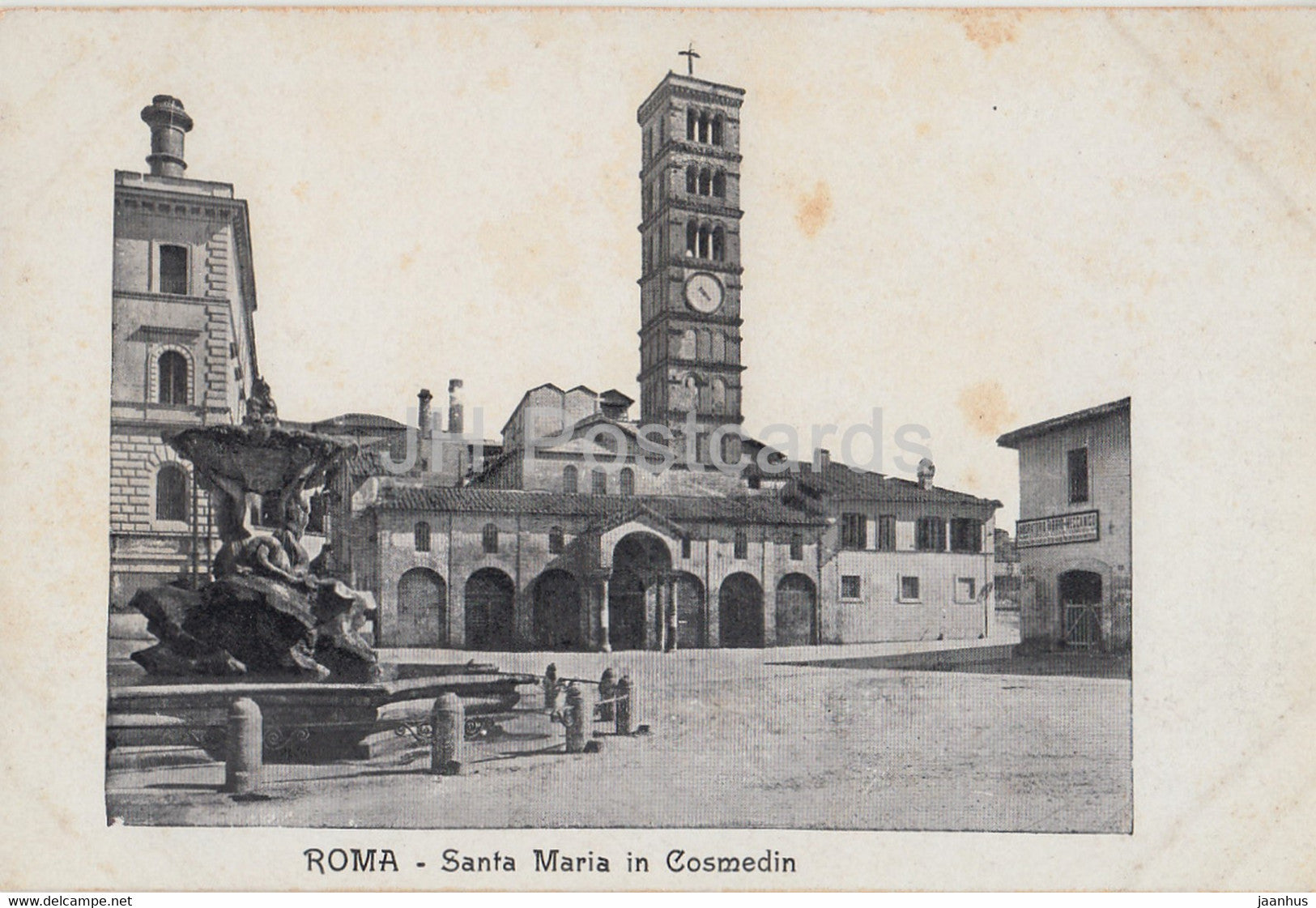 Roma - Rome - Santa Maria in Cosmedin - old postcard - Italy - unused - JH Postcards