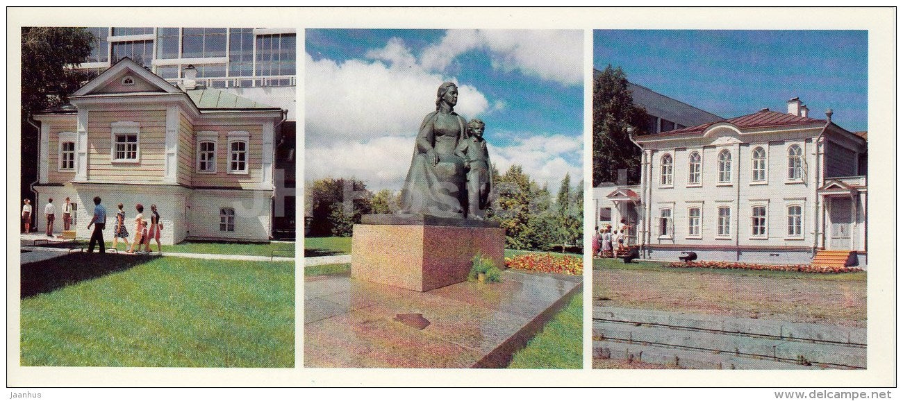Lenin memorial - memorial - Ulyanov Family House - Ulyanovsk - 1989 - Russia USSR - unused - JH Postcards