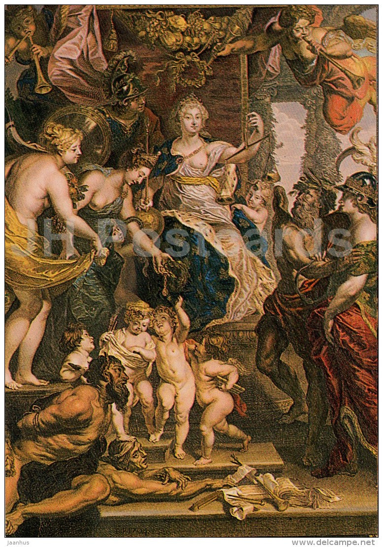 Happy Reign - Mirbach´s Palace - art - Slovakia - unused - JH Postcards