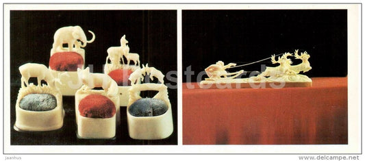 Tobolsk bone carvers wares - Tobolsk - 1983 - Russia USSR - unused - JH Postcards