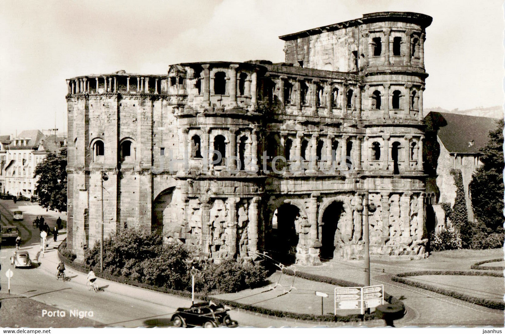 Porta Nigra Trier Mosel - old postcard - Germany - unused - JH Postcards
