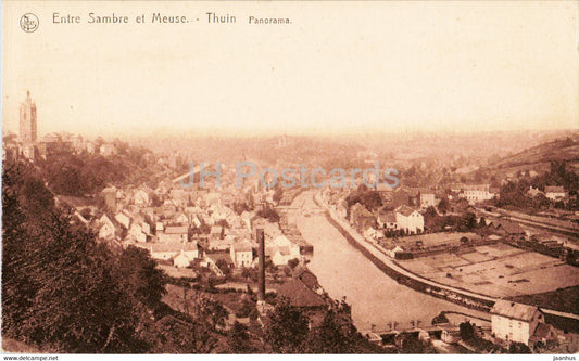 Entre Sambre et Meuse - Thuin - Panorama - old postcard - Belgium - unused - JH Postcards