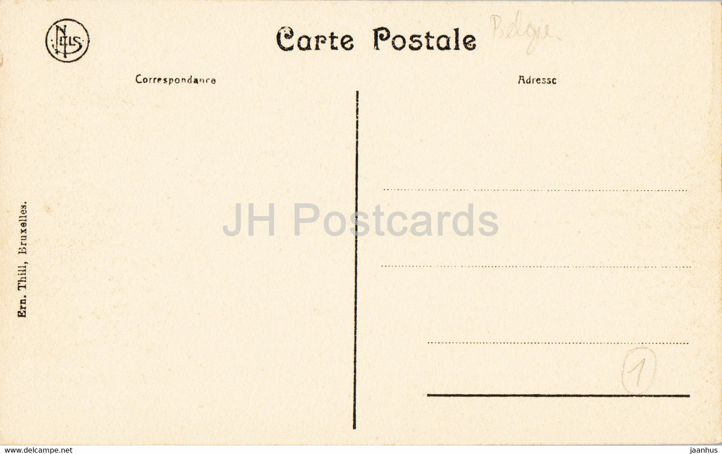 Entre Sambre et Meuse - Thuin - Panorama - carte postale ancienne - Belgique - inutilisée